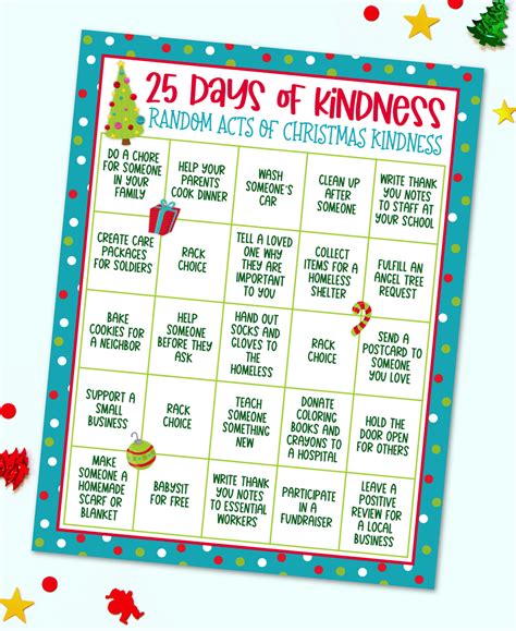 Random Acts Of Kindness Advent Calendar